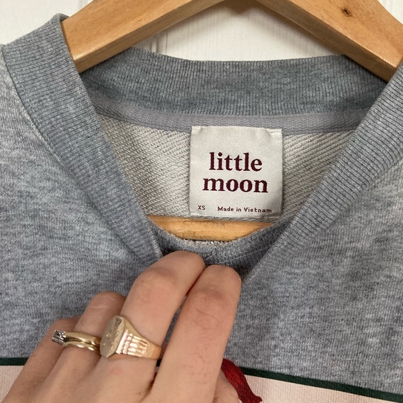 Little Moon Floral graphic crew neck sweater - Picture 2 of 7